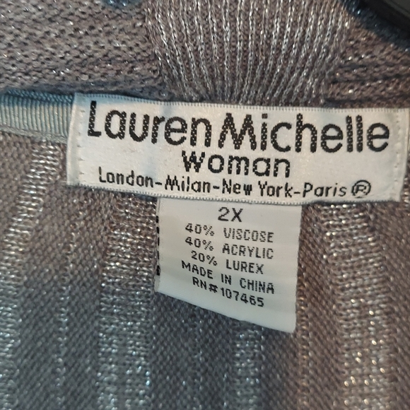 Lauren Michelle Open Front Cardigan - Picture 2 of 5